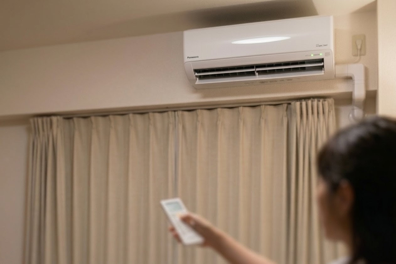 夏にエアコンを上手に使って涼しく快適な室内環境を作る方法