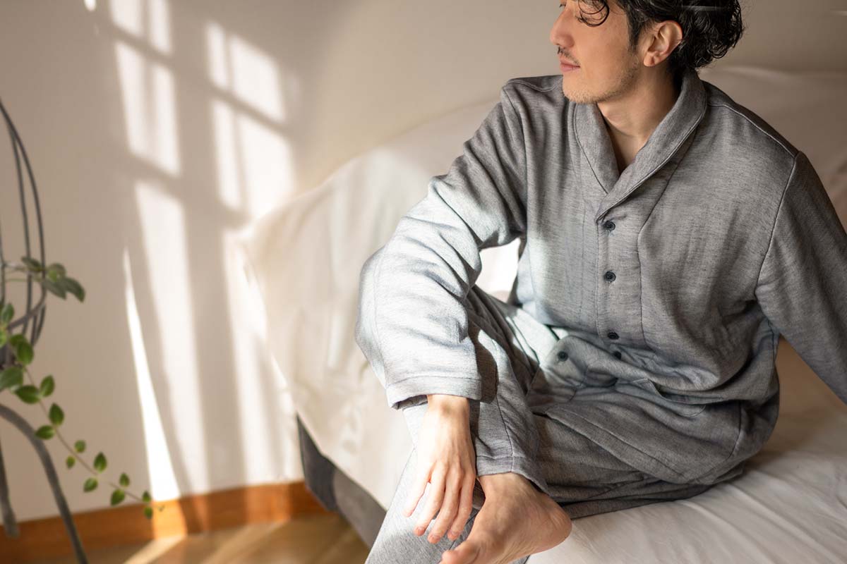がっちり・ぽっちゃり体型の男性にぴったりな大きいサイズのメンズパジャマのギフトイメージ