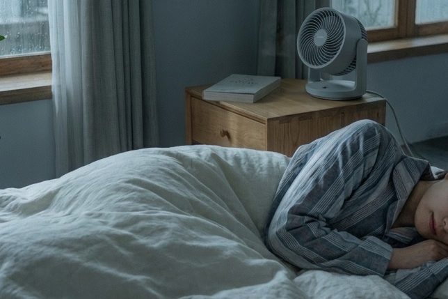 蚊の音に遮られず深い眠りにつくための環境