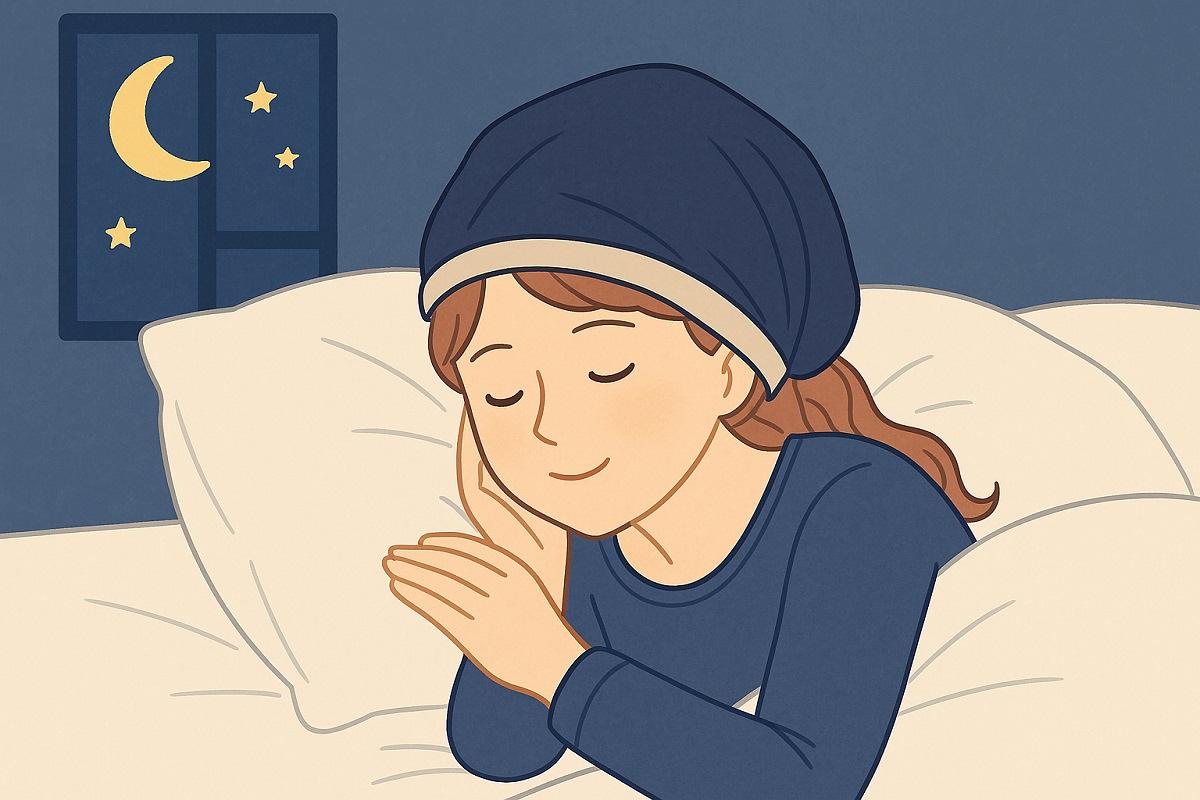 冷えやすい頭を守る、快眠の味方