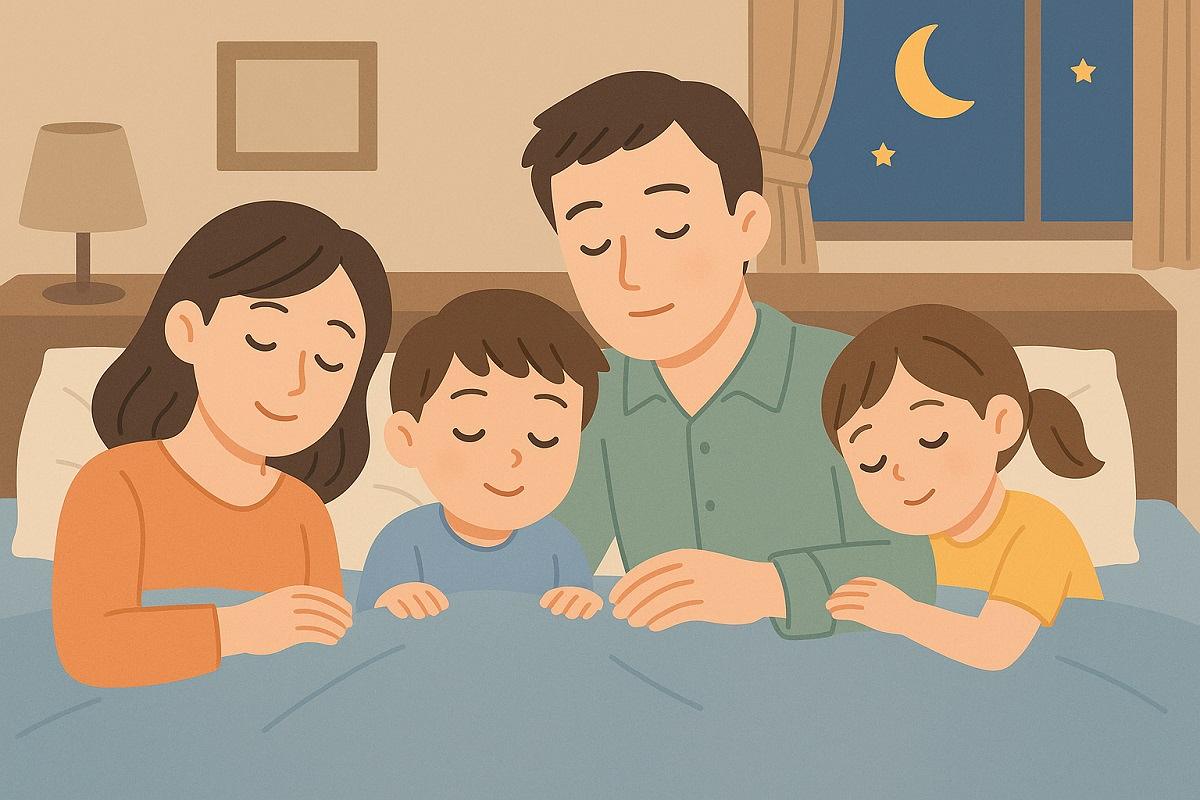 家族の快適な睡眠のために、ちょうどよい洗濯習慣を
