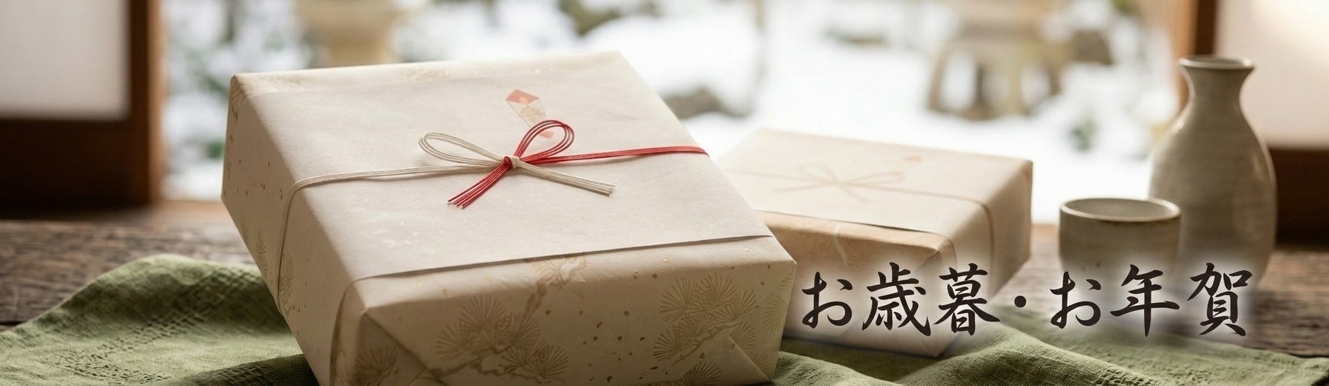 冬の贈り物、お歳暮&お年賀特集