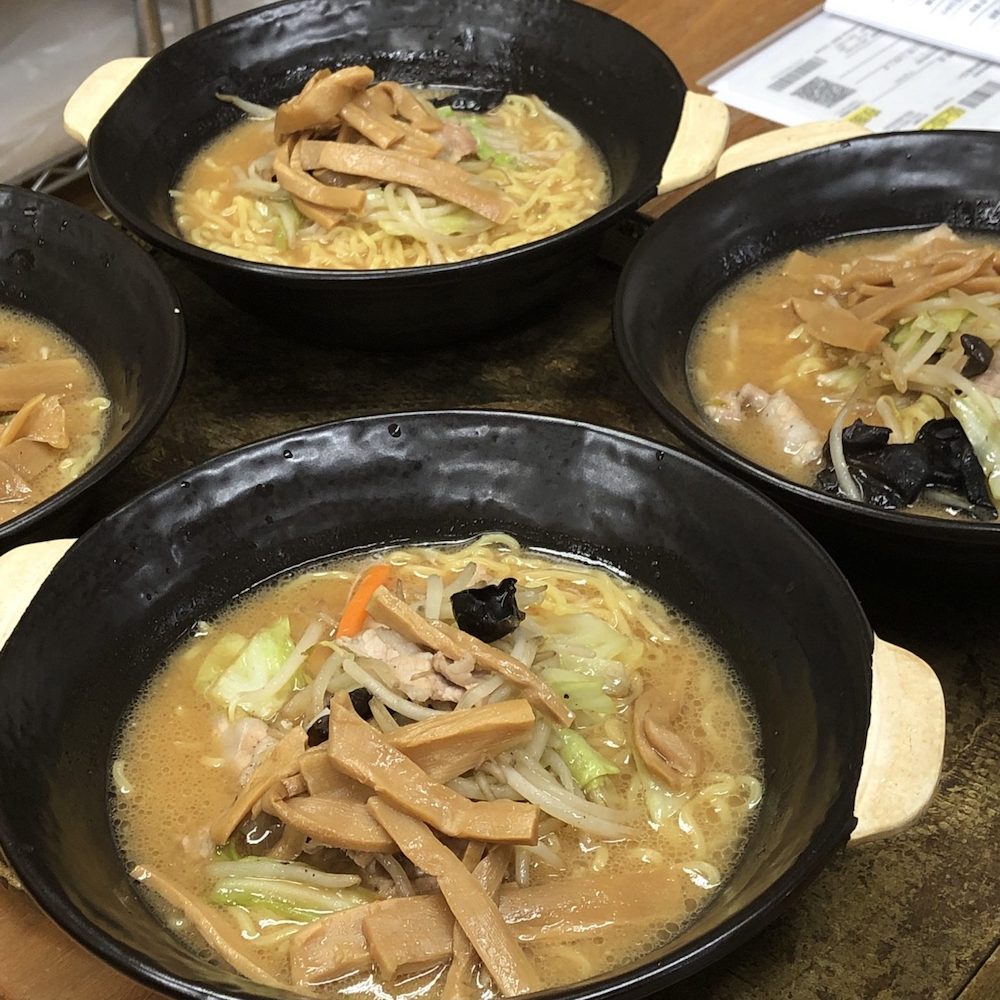 2020年秋冬　ラーメンならできるよ、って。きちんと野菜炒めまで