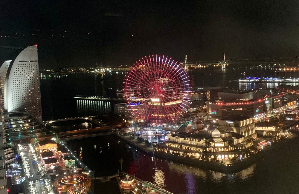 一般社団法人イーコマース事業協会の定例会が終わった横浜　夜の風景