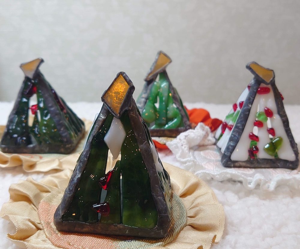 ガラス作品_クリスマスの香り