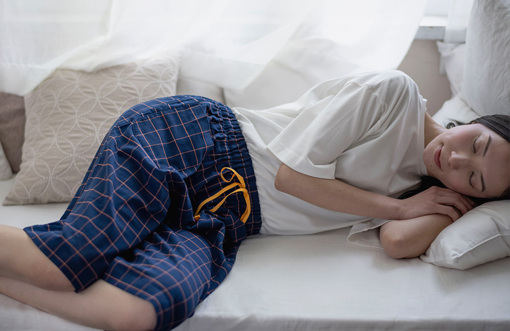 ガーゼ素材のハーフパンツが心地よすぎる！寝苦しい夜も快適に｜パジャマ屋IZUMM