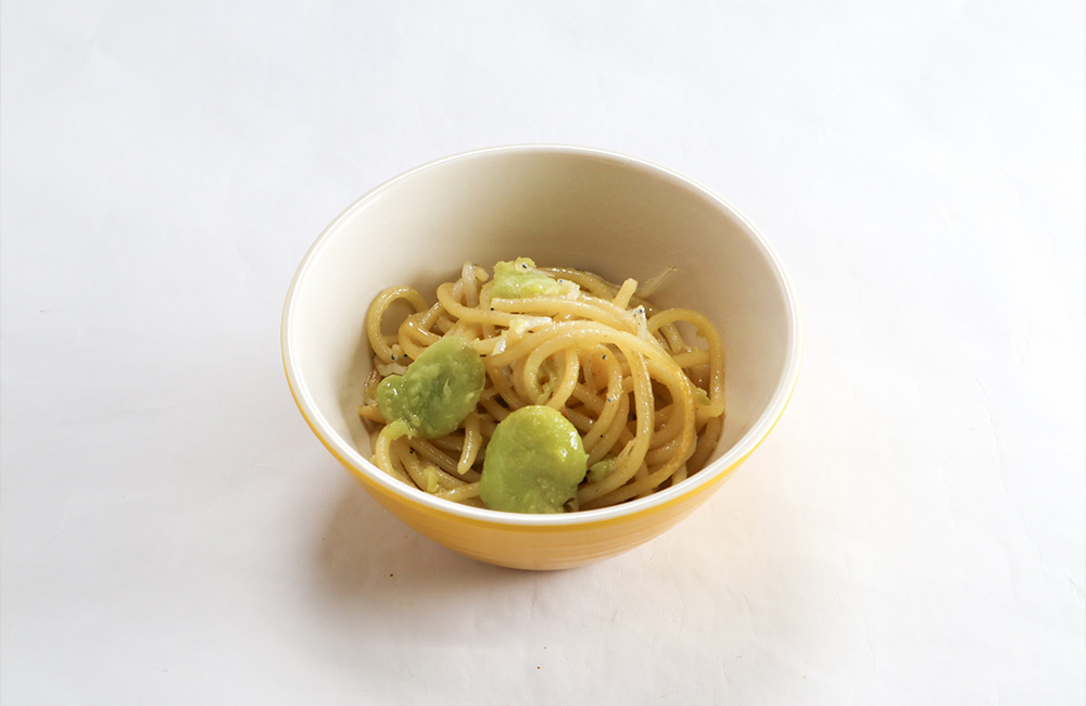 そら豆　ソラマメ　のパスタ