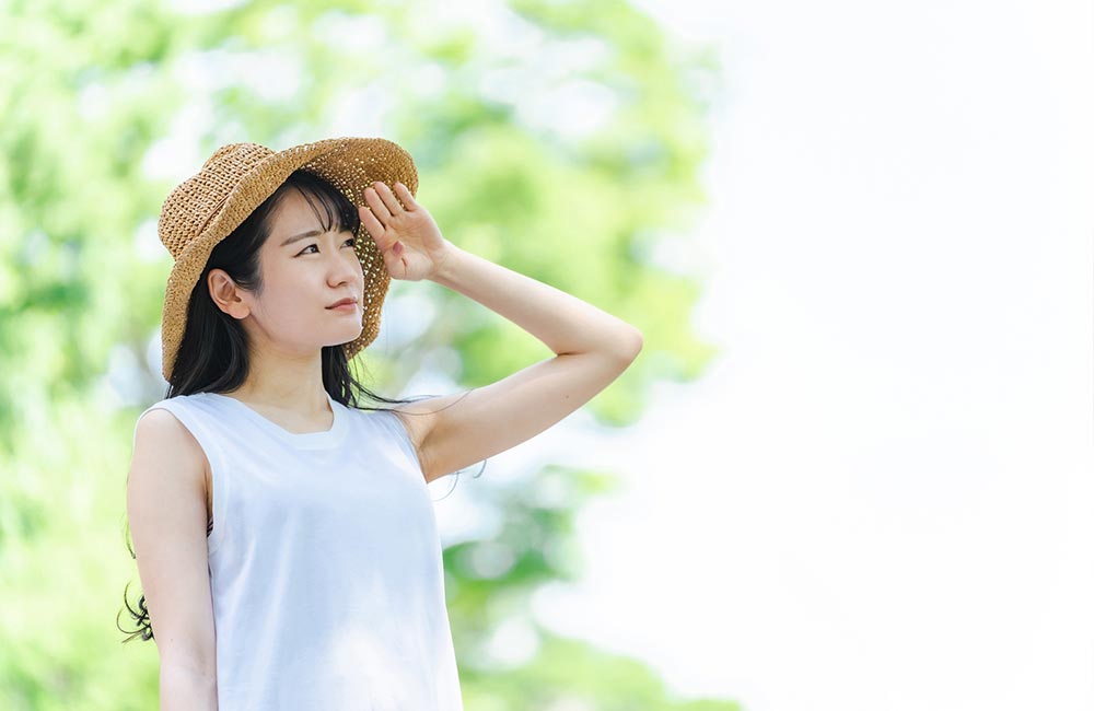 夏の冷え　夏がしんどい女性