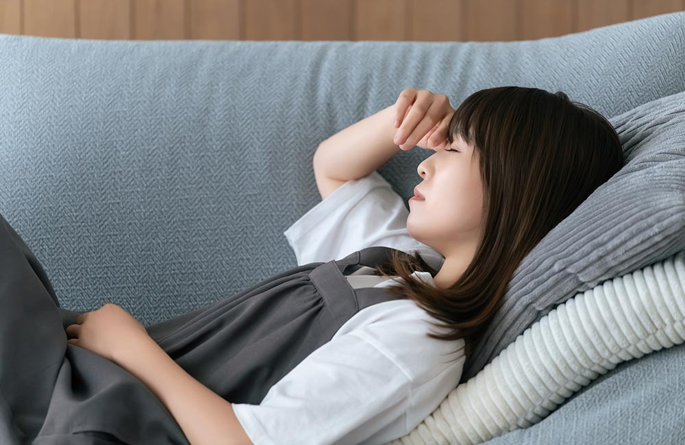 夏の冷え　夏がしんどい女性　休む