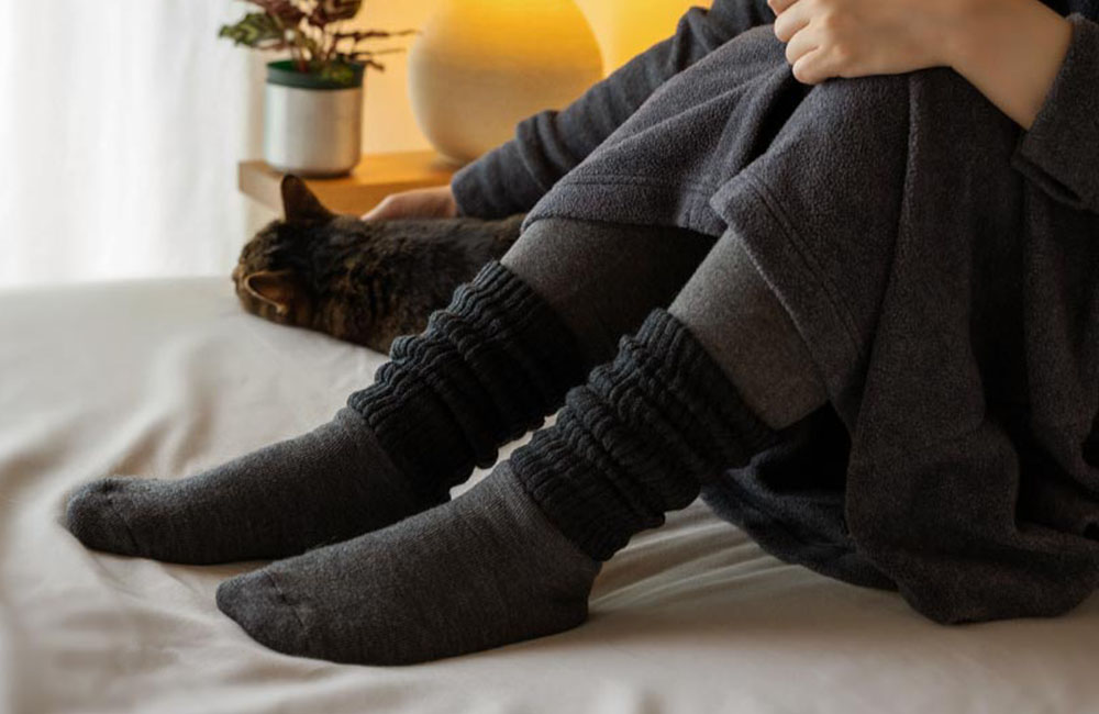 ウールパイルソックス