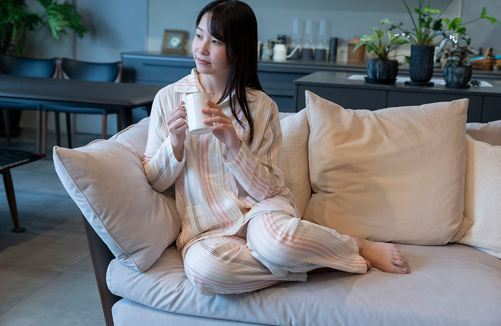 モダンストライプパジャマ