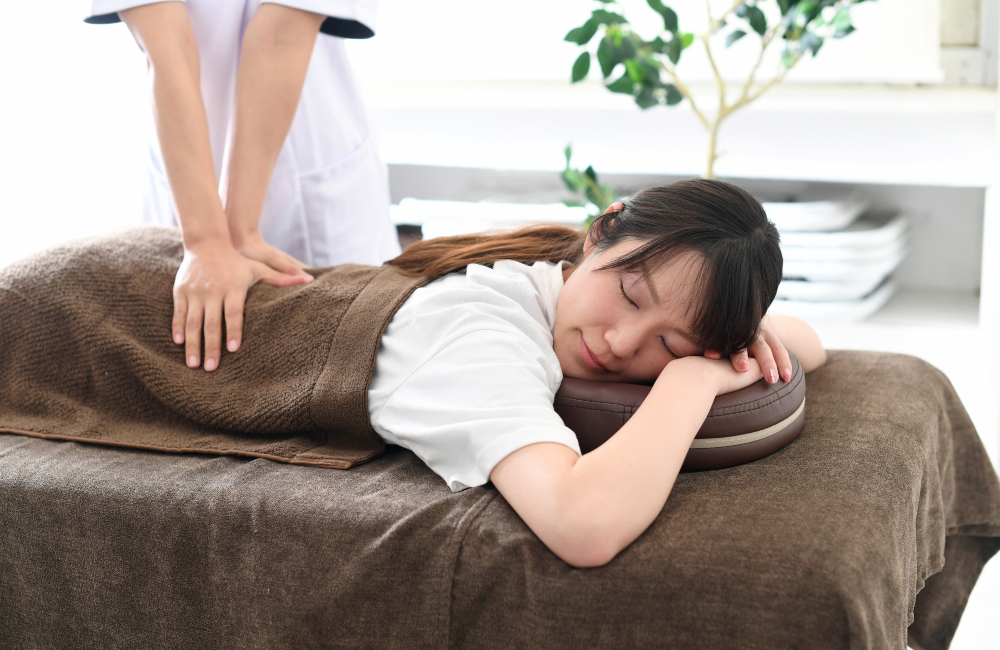 施術中